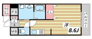 新開地駅 徒歩5分 4階の物件間取画像